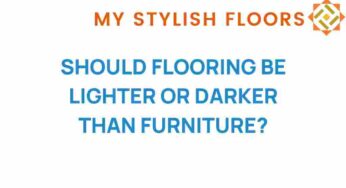 Light or Dark: What Should Your Flooring Be Compared to Furniture?
