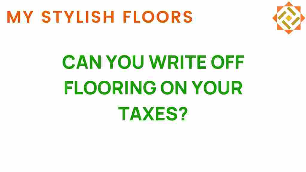 can-you-write-off-flooring-on-your-taxes
