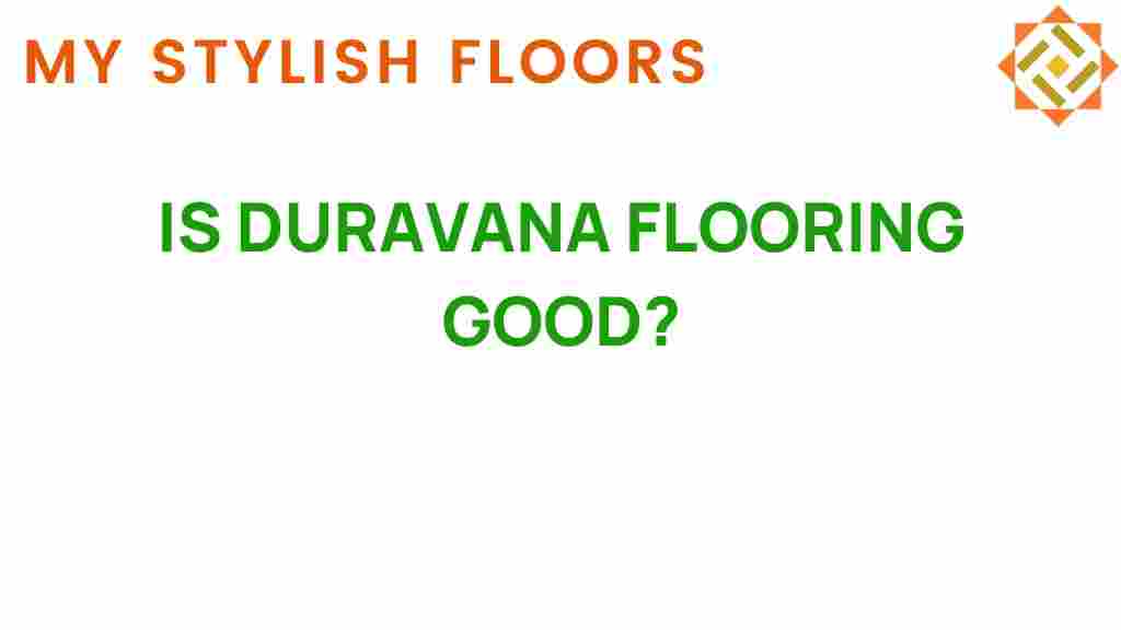 is-duravana-flooring-good