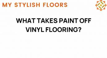 Mastering the Art of Removing Paint from Vinyl Flooring